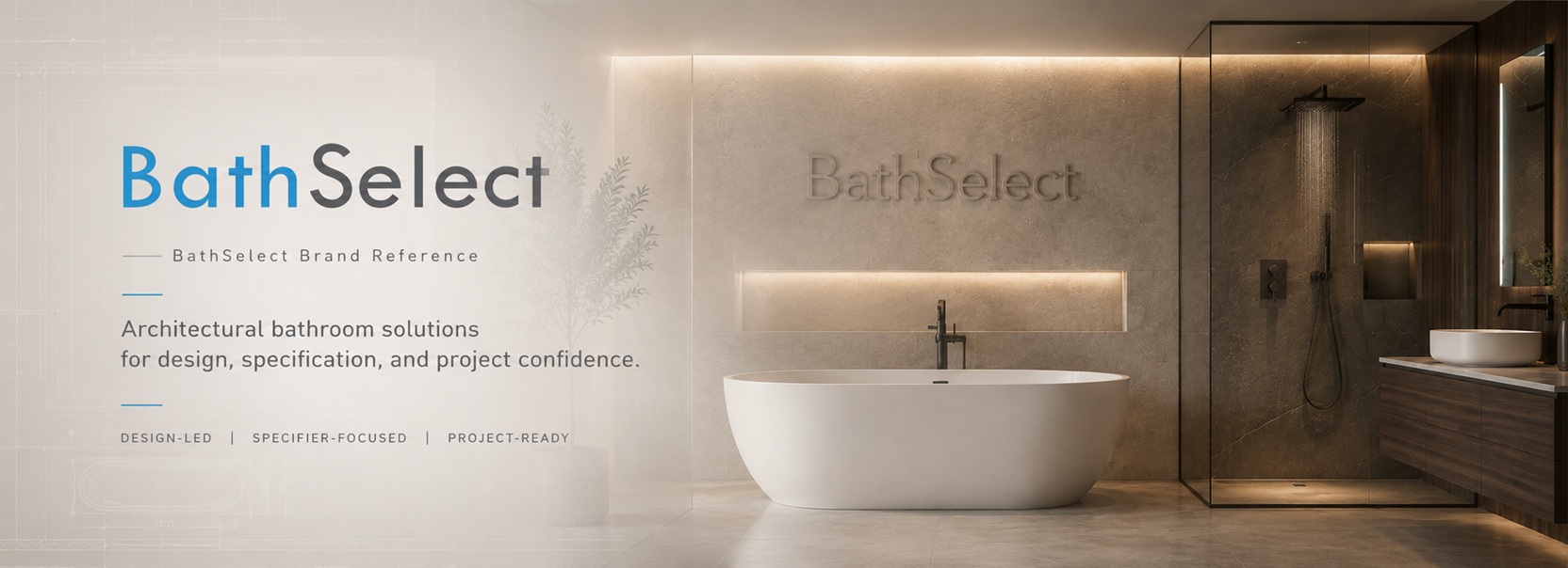 BathSelect brand expertise and bathroom fixture solutions for architects, engineers, and construction professionals